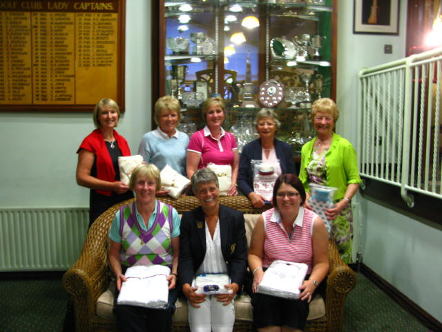 Front Row Left to Right T McVeigh, H Johnston, and L Brown (winner)   Back Row Left to Right: P McKenna, B Hamilton, J Kelly, A Attwell and M Wilson